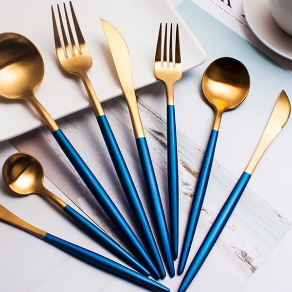 20 Pieces Stainless Steel Flatware Set Cutlery Set, Service for 4