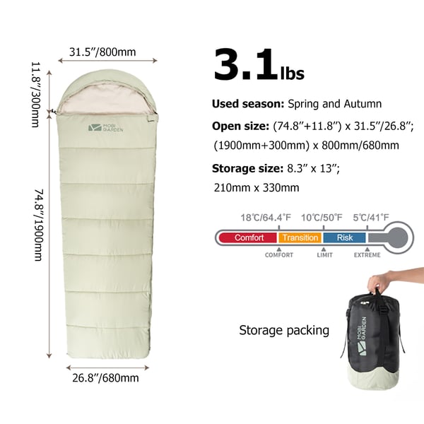 Sac De Couchage D'été En Coton – Ultra Léger Et Compact – 210x115 Cm – Idéal Pour Auberges, Trekking Et Camping