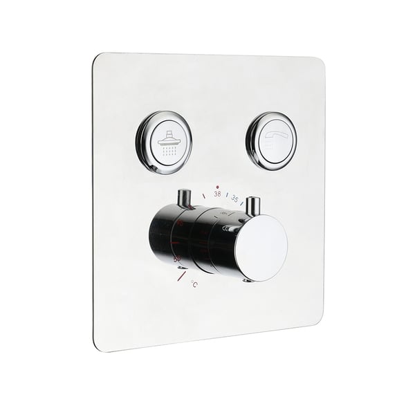 Thermostatic Trims 2Function Solid Brass Shower Diverter Valve with