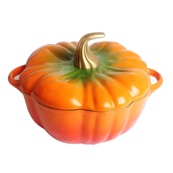 Pumpkin Cocotte Round Dutch Oven Stockpot Homary UK