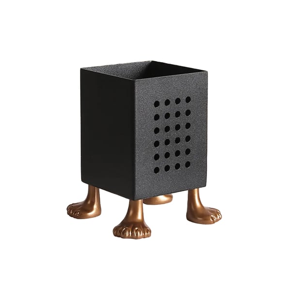 Modern Pencil Holder for Desk in Black Homary AU