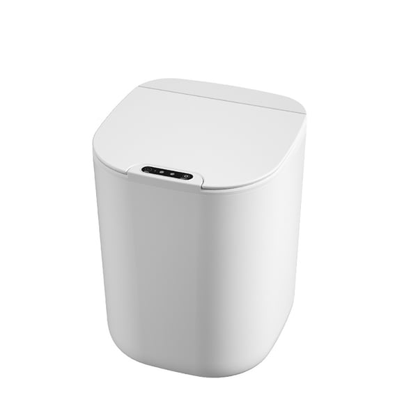 Electric SelfSealing and SelfChanging Kitchen Motion Sensor Trash Can 4.49 GallonWhite Homary