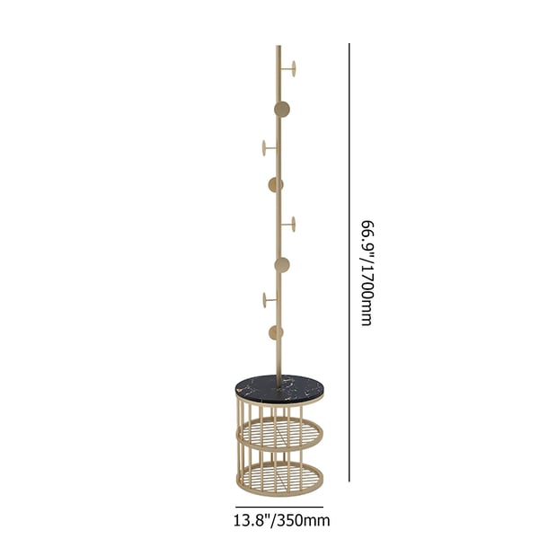 Yeshine Metall-Staffelei Mit 3 Ebenen – Freistehend, Goldfarben, 53,3x76,2x139,7 Cm, Für Bilder & Deko