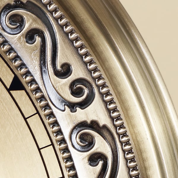 Retro DoubleSided Metal Large Wall Clock with Arabic&Roman Number