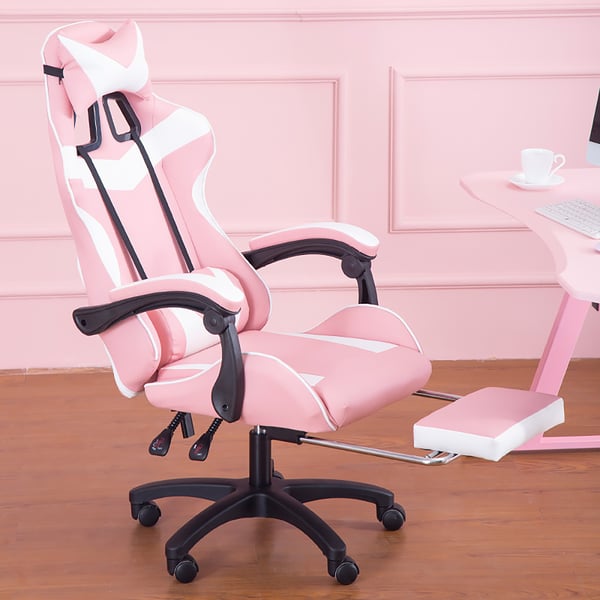 Pink PC Gaming Chair Homary UK