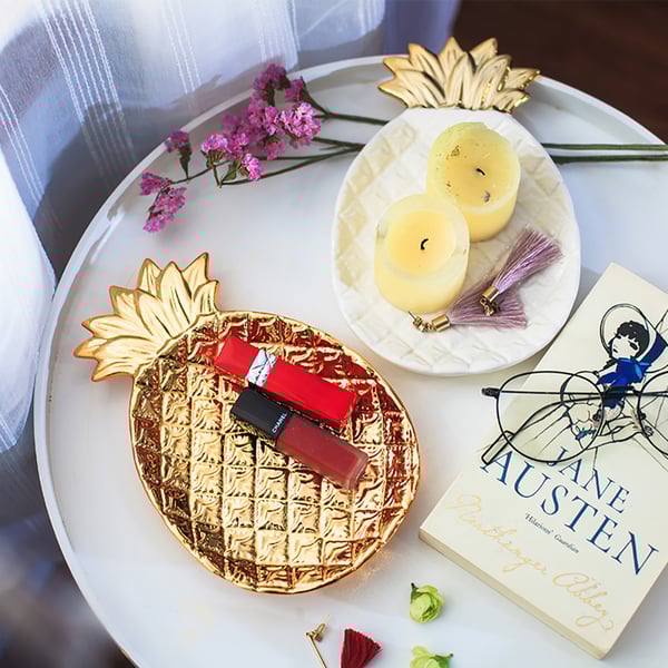 JISADER Schirmständer Gold - 65 Cm Hoher Schirmhalter Für Eingangsbereich | Stabile Aufbewahrung Für Regenschirme