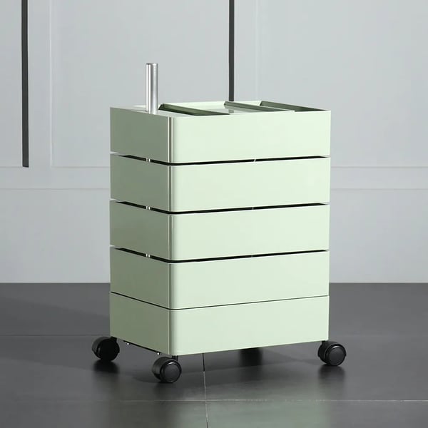 Modern Swivel Nightstand 360 Degree Rotating Multilayer Movable