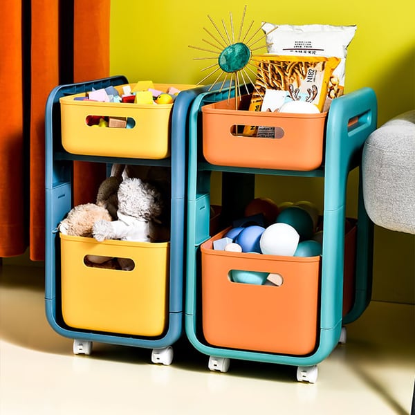 Toy Boxes Toy Organizers with Caster Homary UK