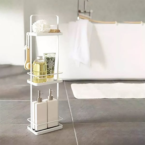 3Tier Modern Bathroom Freestanding Storage Shelf Homary UK