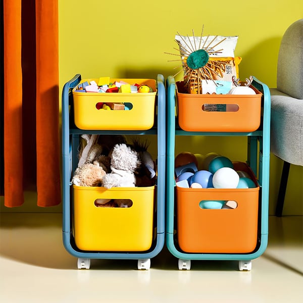 Toy Boxes Toy Organizers with Caster Homary UK