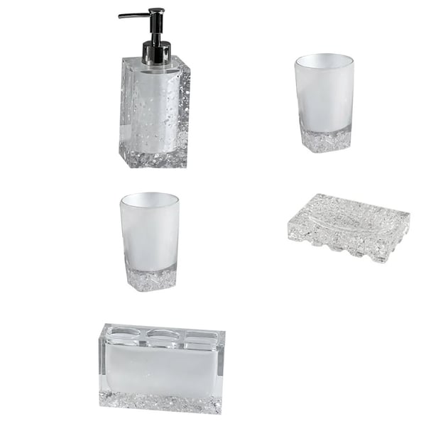 Modern Luxury Countertop Bathroom Accessories Set Homary