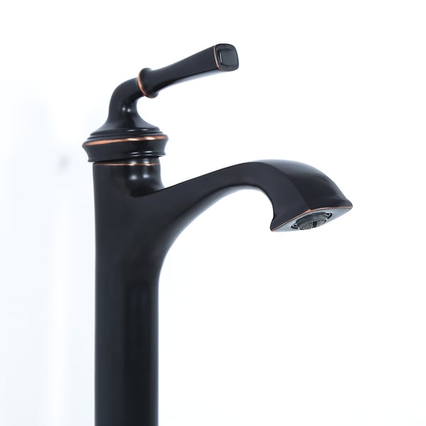 Smoth Classic Vintage Style Single Hole One Handle Solid Brass Bathroom ...