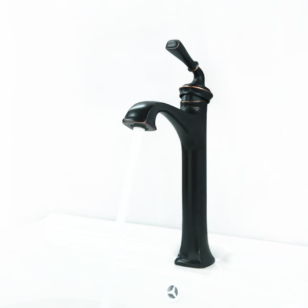 Smoth Classic Vintage Style Single Hole One Handle Solid Brass Bathroom ...