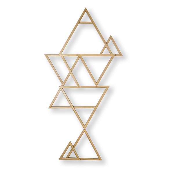 Modern Simple 3D Splicing Triangles Wall Decor Geometric Home Decor