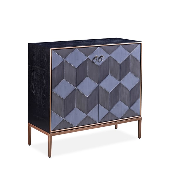 Italian Grey Display Cubic Outlined 2 Doors 4