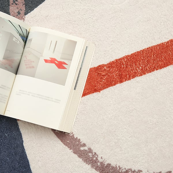 1530mm x 2430mm Multipurpose Creative Modern Retangular White Area Rug Homary UK