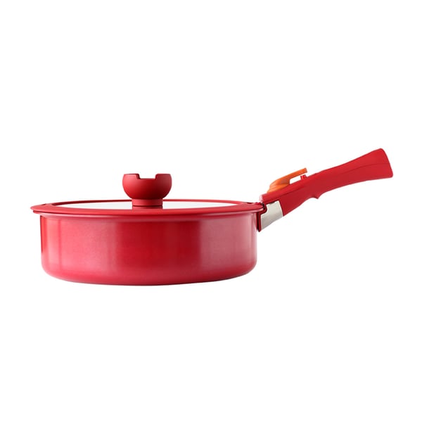 5 Pieces Nonstick Aluminum Cookware Set Antibacterial Cookware with