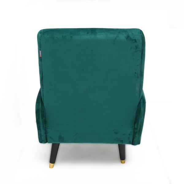 Free Shipping on Scandinavian Green Velvet Chaise Lounge Chair with