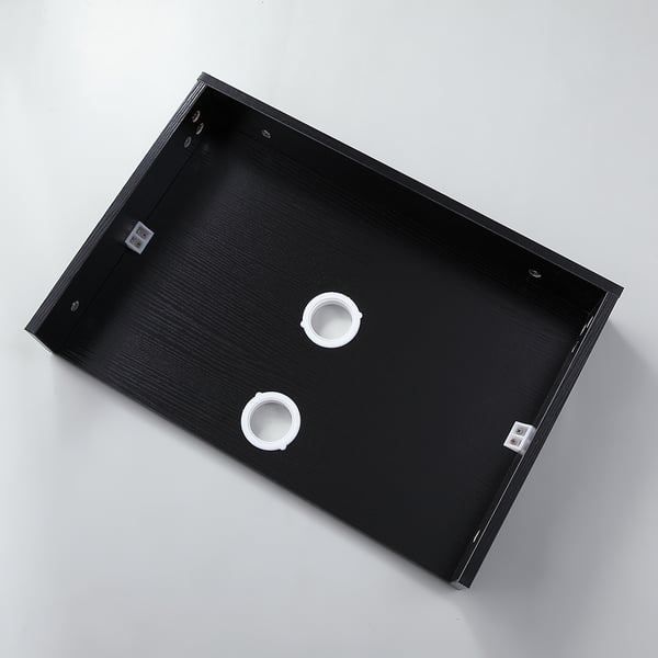 Modern 35" Floating WallMount Single Bathroom Vanity Set with Stone