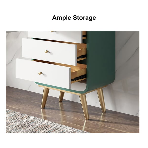 Foldable Bar Convertible with Wine Rack & Table & 3 Drawers