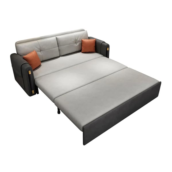 Free Shipping on 2050mm Modern Gray Convertible Full Sleeper Sofa Bed