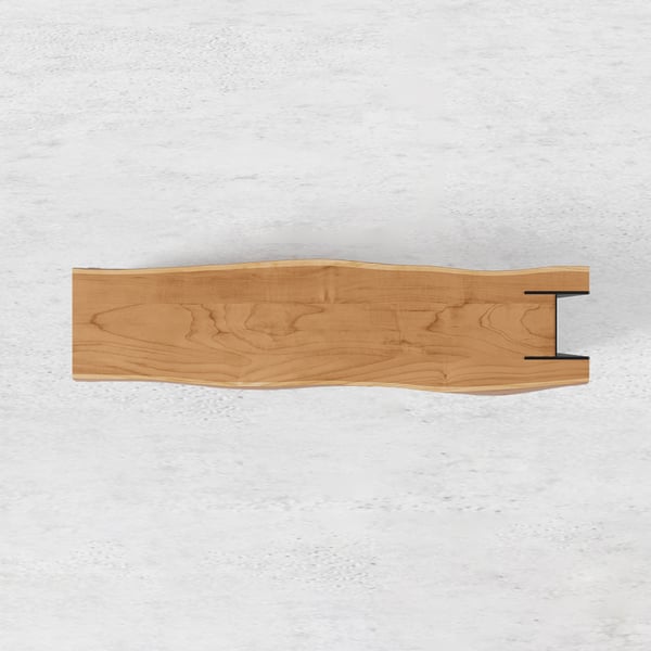 Free Shipping on 47.2" Modern Natural Wood Bench Entryway Bench Metal