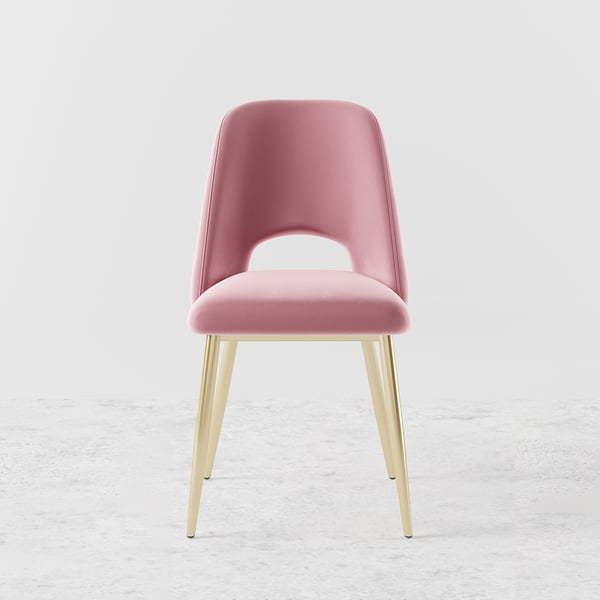 Free Shipping on MidCentury Modern Pink Upholstered Dining Chair Set