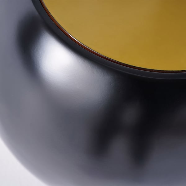 Free Shipping on Modern Round Drum Coffee Table BowlShaped Black