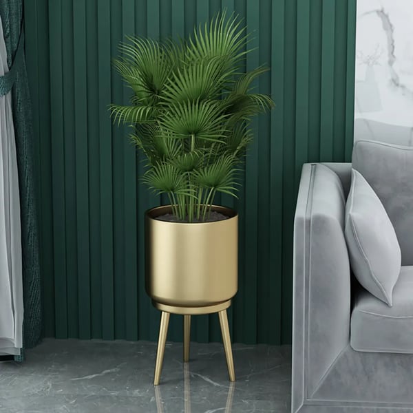 Nordic Metal Tripod Plant Stand Removable Planter Pot (Set of 2)Homary