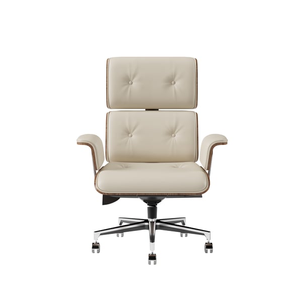 Free Shipping on Modern Off White Home Office Chair Upholstered Swivel