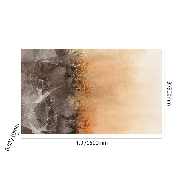 Unique Abstract Geometric Faux Cashmere Indoor Area Rug 3' x 5' Living Room Bedroom