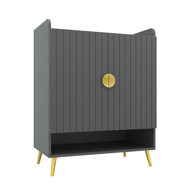 Free Shipping on Yellar Nordic Grey Shoe 5 Shelves Hallway Shoe