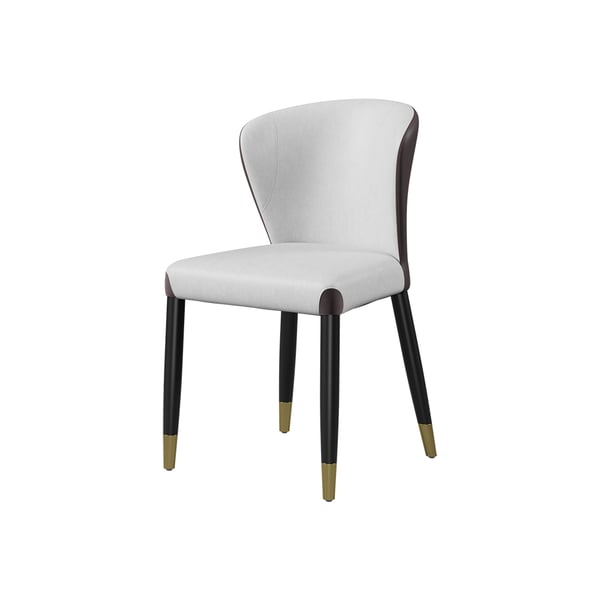 Free Shipping on Modern Grey (Set of 2) Upholstered Wingback Dining