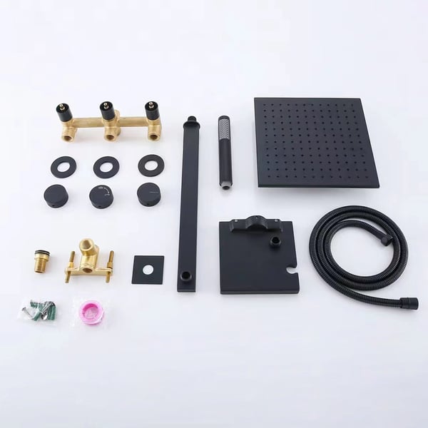 WallMounted Double Functions Shower System with Standard Valve in