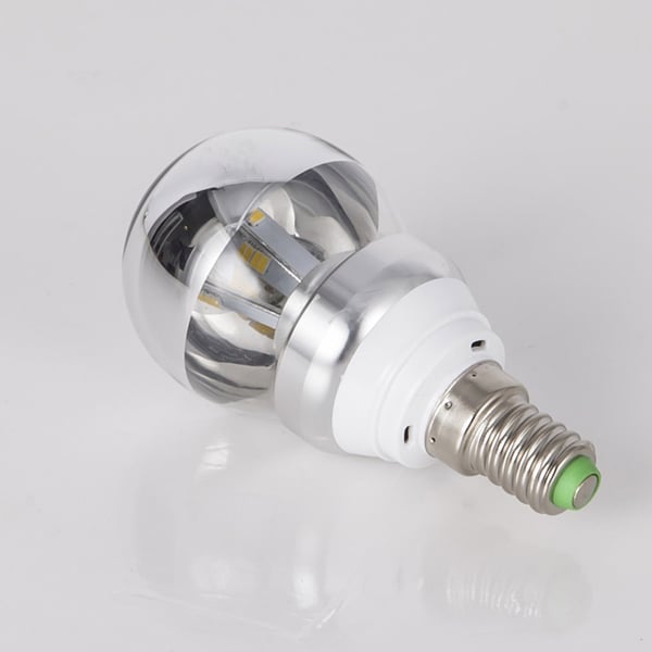 5W LED E14 Light Bulb Warm White Light Shadow in Half Chrome