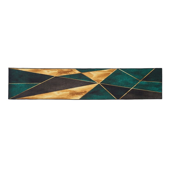 Modern 2' x 10' Geometirc Rectangle Area Runner Rug Decorative Carpet
