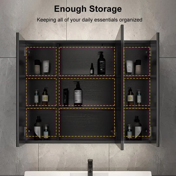 Free Shipping on 32" Modern Wallmounted LED Lighted Bathroom Medicine