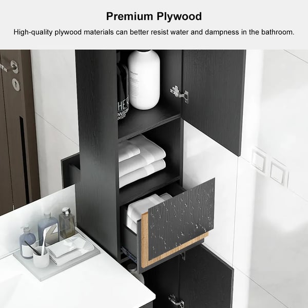 Free Shipping on Modern Bathroom Cabinet with Drawers Wall Mounted Bathroom Cabinet with Doors ...