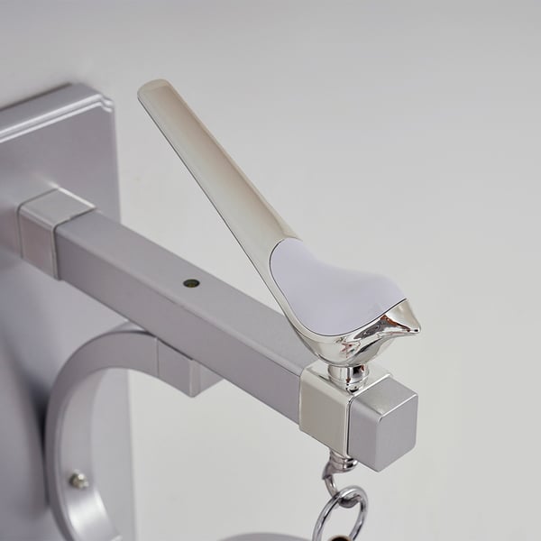 Modern DoubleSided Wall Clock Black Minimalist Hanging Clock Homary