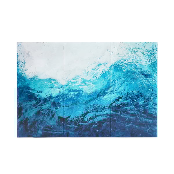 Free Shipping on 3 Pieces Coastal Tempered Glass Wall Art Large