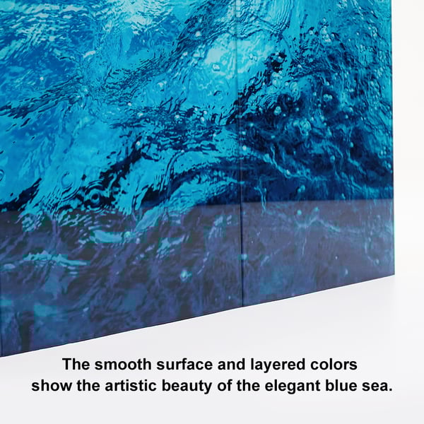 Free Shipping on 3 Pieces Coastal Tempered Glass Wall Art Large