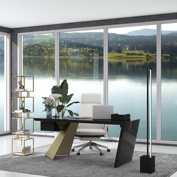 Free Shipping on Cabstract 71" Modern Black Office Desk Writing Desk