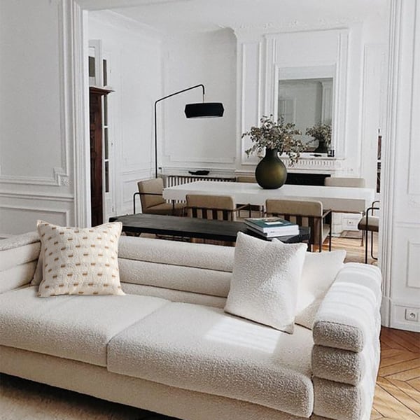 Beige & Brown Geometric Velvet Decorative Throw Pillow Cover Protector