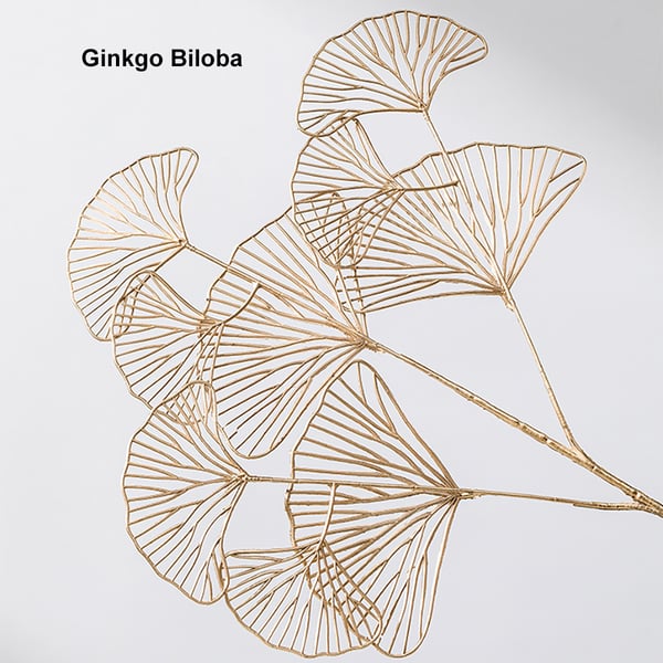 Artificial Plants in Golden Mosaic Ceramic Vase Mix Creative Fake