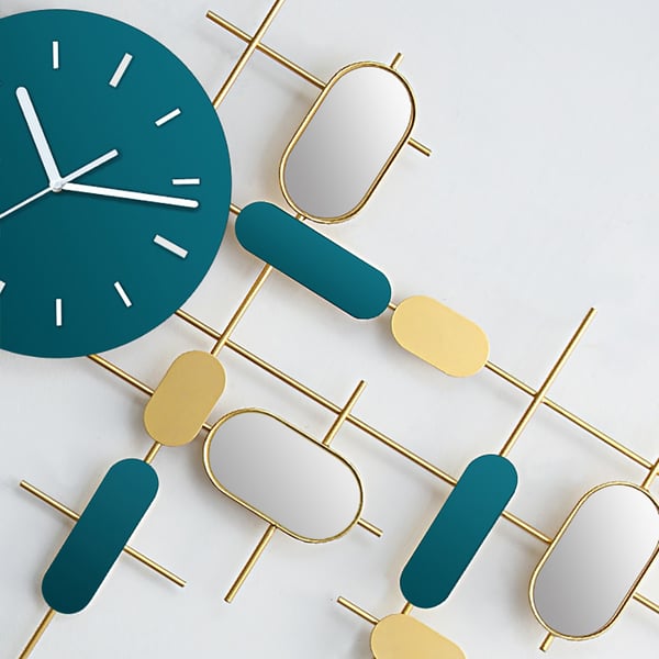 Modern Silent Oversized Wall Clock Stylish & Elegant Home Decor Homary