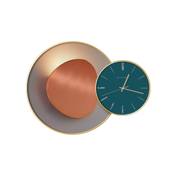 Minimalist Fashion Style Round Artistic Silent Oversized Wall Clock