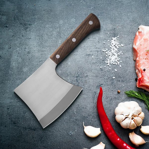 6inch Steel Meat Cleaver Butcher Knife Chopper Knife Homary UK