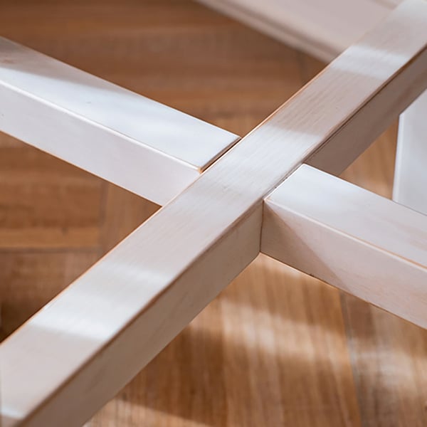 WUDLEP Pflanzenständer Set 3-tlg - Massiv Eichenholz & Metall 50/70/90cm