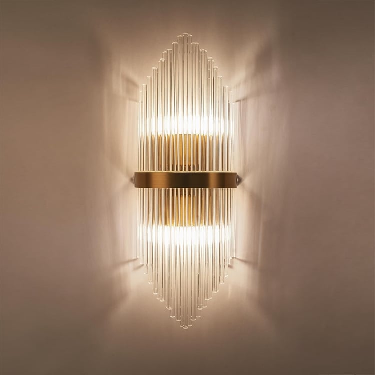 Striaged Applique Murale d'intérieur en Verre Créative
