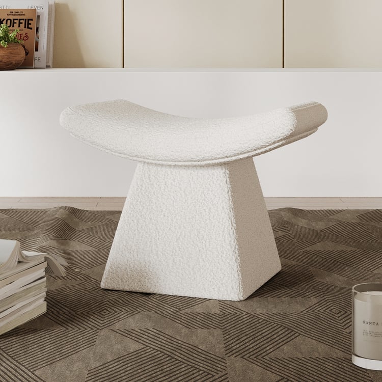Repose-pieds unique Boucle Curve Ottoman